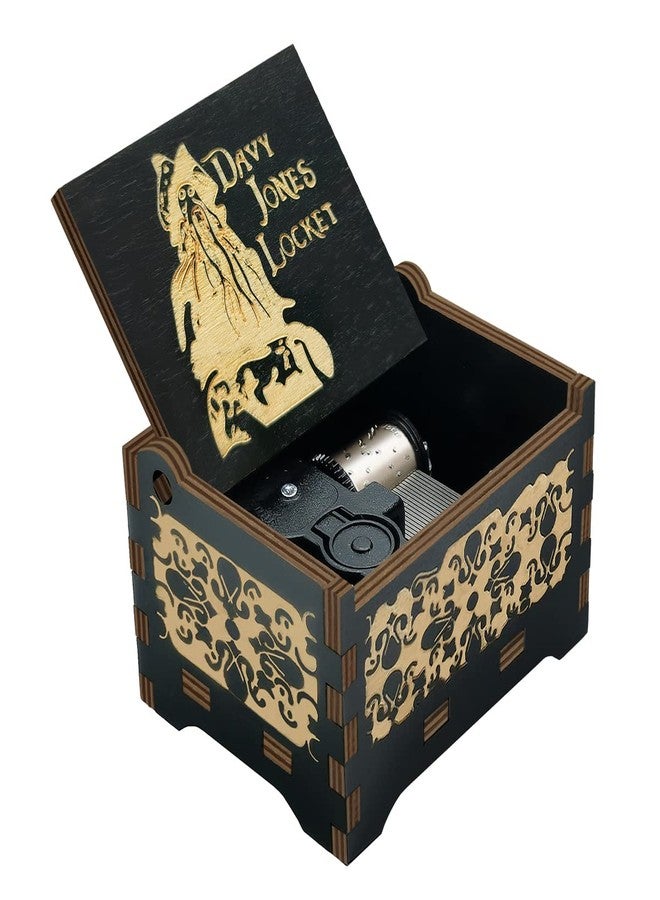 Sooharic Davy Jones Music Box, Fans Gifts/Collection Wind-up Mechanism Wooden Music Box Crafts - Image 2